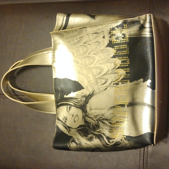 Victoria Secret Pink Angel Supermodel gold tote. - Picture 1 of 2